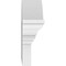Ekena Millwork Segment Arch W/ Flankers 4 Spoke Architectural Grade PVC Pediment, 28"W x 8"H x 2-1/2"P PEDPS028X080SGF04 - alternate 5
